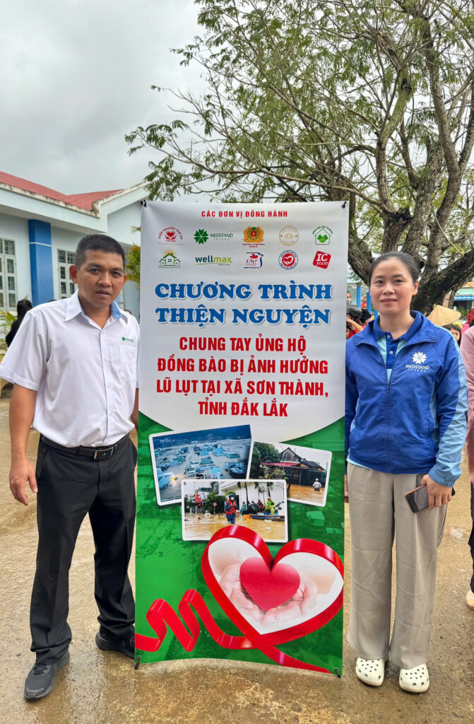 Đoàn MEDSTAND đã phối hợp cùng nhà trường triển khai hoạt động phát quà trong ngày 08, 09/12/2025